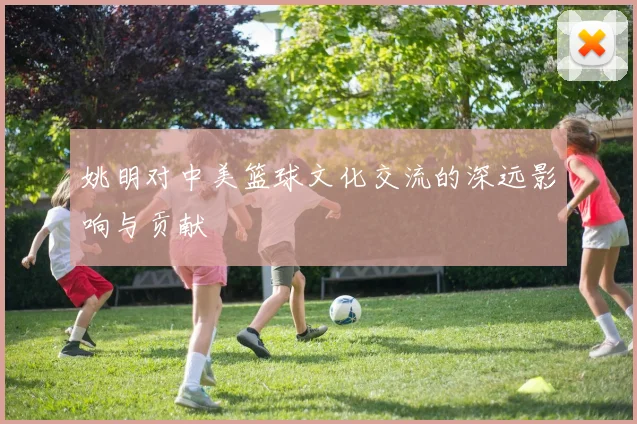 姚明对中美篮球文化交流的深远影响与贡献