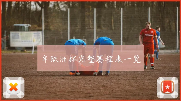 年欧洲杯完整赛程表一览